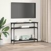 vidaXL Mesa Consola Roble Negro 100 x 29 x 75 cm Madera de ingenier&iacute;a
