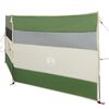 vidaXL Cortaviento de camping impermeable verde 340x130 cm