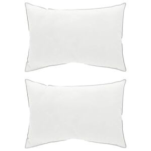 vidaXL Almohada 2 uds. 70 x 90 cm Lana australiana Blanco