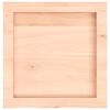 vidaXL Estante de pared madera maciza roble sin tratar 40x40x(2-4) cm