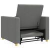 vidaXL Cama Sof&aacute; Desplegable Individual Gris oscuro 90 x 165 x 87 cm