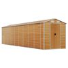 vidaXL Caseta de jard&iacute;n acero galvanizado marr&oacute;n claro 191x810x198 cm