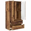 vidaXL Gabinete de Ba&ntilde;o con caj&oacute;n Madera Vieja 79,5 x 49 x 156 cm
