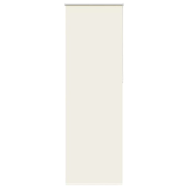 vidaXL Estor Enrollable Opaco Blanco Roto 65x230cm Tela Ancho 60,7cm