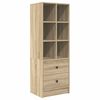 vidaXL Escritorio con caj&oacute;n 2 pcs Roble Sonoma