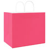 vidaXL Bolsas de papel con asas 50 uds rosa 32x22x28 cm