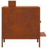 vidaXL Estufa de camping de acero corten 35x50x60 cm