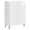 vidaXL Aparador Brillante 66 x 34,5 x 90 cm Madera de Ingenier&iacute;a