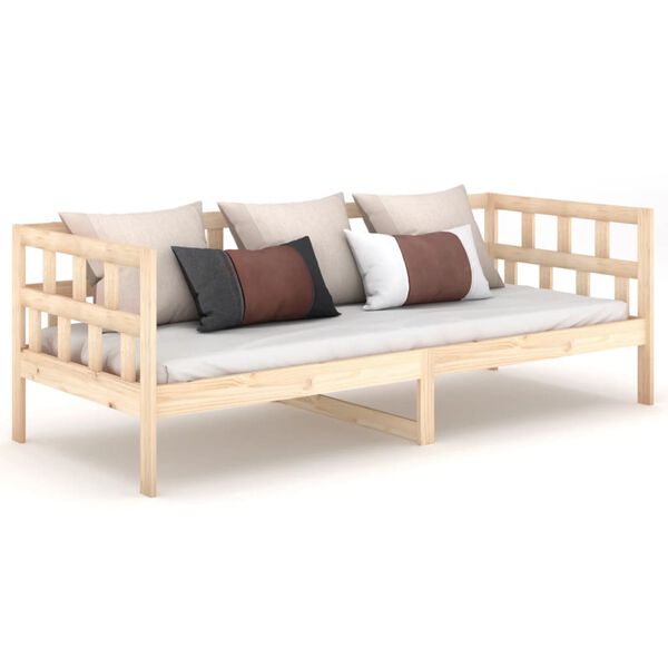 vidaXL Sofá cama madera maciza de pino 80x200 cm