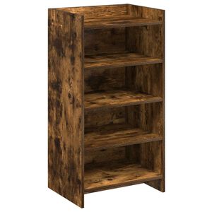 vidaXL Armario Zapatero Roble Ahumado 48 x 36 x 92 cm