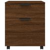 vidaXL Archivador ruedas madera contrachapada roble Sonoma 45x38x54 cm