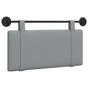 vidaXL Cabecero colgante Gris Claro Tela