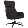 vidaXL Sill&oacute;n de relax de cuero sint&eacute;tico negro