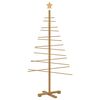 vidaXL &Aacute;rbol de Navidad de madera Marr&oacute;n 150 cm Bamb&uacute;