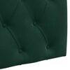vidaXL Cabecera Colgante Verde oscuro 170 x 55 x 7 cm Terciopelo