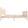vidaXL Estructura de cama de madera maciza 160x200 cm