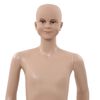 vidaXL Maniquí de cuerpo entero de niño con base vidrio beige 140 cm