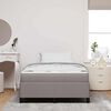 vidaXL Cama tipo Box Spring Taup&eacute; 120 x 190 cm tela