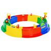 Polesie Wader Juego arenero redondo 8 uds y canal 136 cm polipropileno