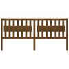 vidaXL Cabecero de cama madera maciza de pino marrón miel 205x4x100 cm