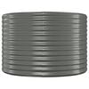 vidaXL Jardinera arriate acero galvanizado gris 175x100x68 cm
