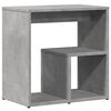 vidaXL Mesa auxiliar de madera contrachapada gris hormig&oacute;n 50x30x50 cm