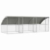 vidaXL Refugio para perros 3 uds. Plateado 6 x 2 x 2 m