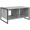 vidaXL Mesa de Café Gris Sonoma 80 x 50 x 40 cm Madera contrachapada