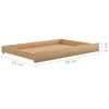 vidaXL Sof&aacute; cama extra&iacute;ble madera maciza de pino miel 2x(90x200) cm