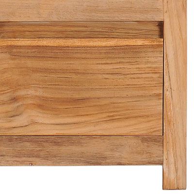 vidaXL Mueble de TV madera maciza de teca 100x30x35 cm
