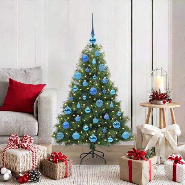 vidaXL &Aacute;rbol de Navidad artificial con 150 LED Verde 120 cm PE y PVC