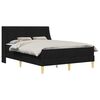 vidaXL Estructura de cama con colch&oacute;n con cabecera Poli&eacute;ster
