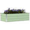 vidaXL Jardinera Verde 160 x 80 x 45 cm Acero