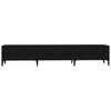 vidaXL Mueble de TV madera contrachapada negro 150x34,5x30 cm