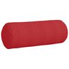vidaXL Cojines Bolster 2 pcs Rojo Ø 25 x 70 cm tela