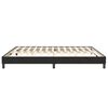 vidaXL Cama box spring sin colchón negro terciopelo 200x210 cm