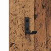 vidaXL Perchero de pared Madera vieja 30 x 1,5 x 80 cm