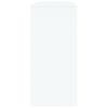 vidaXL Mesa consola madera de ingeniería blanca 100x35x76,5 cm