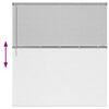 vidaXL Persianas venecianas Manual Plateado 175 x 160 cm Aluminio