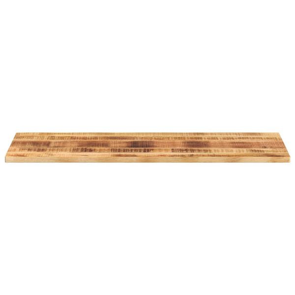 vidaXL Tablero de mesa rectangular madera mango rugosa 160x50x3,8 cm