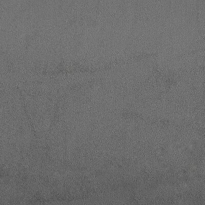 vidaXL Sillón de tela microfibra gris oscuro 60 cm