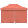 vidaXL Carpa de Fiesta Terracota 279 x 410 x 315 cm Tela Oxford
