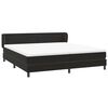 vidaXL Cama box spring con colchones terciopelo negro 180x220 cm