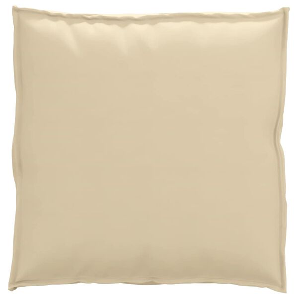 vidaXL Cojín Beige 70 x 70 x 12 cm Tela Oxford