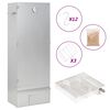 vidaXL Horno ahumador de BBQ con generador humo fr&iacute;o acero galvanizado