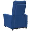 vidaXL Sillón de masaje elevable de tela azul