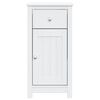 vidaXL Mueble de ba&ntilde;o BERG madera maciza de pino blanco 40x34x80 cm