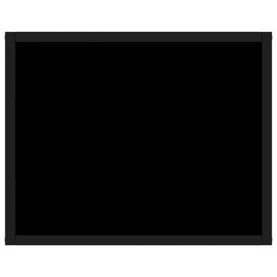 vidaXL Mesa de consola negro vidrio templado 50x40x40 cm