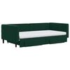 vidaXL Sof&aacute; cama nido con cajones terciopelo verde oscuro 100x200 cm