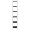 vidaXL Librer&iacute;a de 6 estantes madera de ingenier&iacute;a negro 40x30x188 cm
